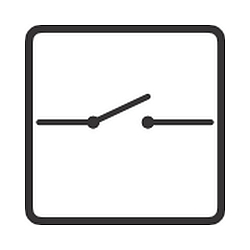 Einsatz fr Albert Energiesule Typ Nr. 4417 /-19 - Wechselschalter, IP55, 2-fach (Ein / Aus )