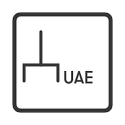 Einsatz fr Albert Energiesule Typ Nr. 4417 /-19 - UAE Steckdose RJ45, 2-fach, IP55, wei / klares Fenster