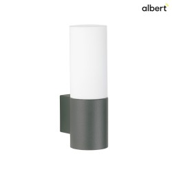 LED Outdoor Wall luminaire Type No. 0277, IP44, 10W 3000K 900lm, cast alu / Opal glass, dimmable, anthracite