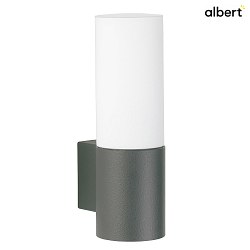 Auenwandleuchte Typ Nr. 0377, IP54, E27 max. 20W, Aluminium-Guss / Opalglas, anthrazit