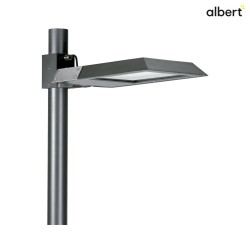 LED Vario III Mast light 0880 - street lights optics, 1 flame, IP65, 56.6W 3000K 3800lm, tiltable +/- 45, anthracite