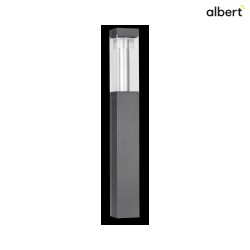 Paletto luminoso TYPE NO 622288 asimmetrico IP54, antracite, trasparente