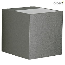 LED Wandstrahler Typ Nr. 2443, 2-seitig, Lichtaustritt: breit/breit, 2x 13W, 3000K, 1600lm, anthrazit