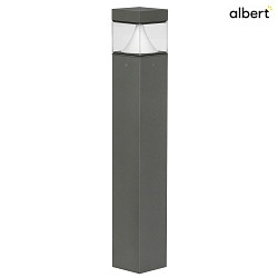 LED Pollerleuchte Typ Nr. 3075, 360, indirekt symmetrisch, 22W, 3000K, 2200lm, anthrazit