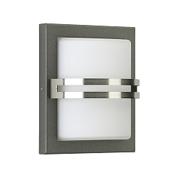 Applique da esterno TYPE NO 6260 semicircolare E27 44, antracite, Acciaio inossidabile dimmerabile