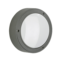 LED Wand-/Deckenleuchte Typ Nr. 6337, 1x LED 10W, 900lm, 3000K, anthrazit, anthrazit, opal dimmbar