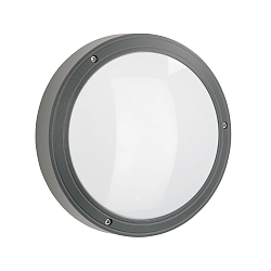 LED Wand-/Deckenleuchte Typ Nr. 6339, 1x LED 21W, 2500lm, 3000K, anthrazit, anthrazit, opal dimmbar