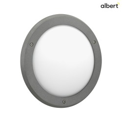 outdoor wall luminaire TYPE NO 6419 IP44, anthracite, opal dimmable