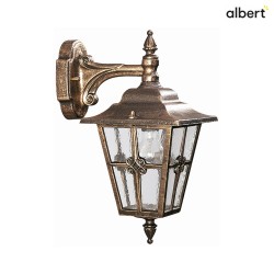 Applique da esterno TYPE NO 1805 Gi E27 23, Marrone, ottone satinato dimmerabile