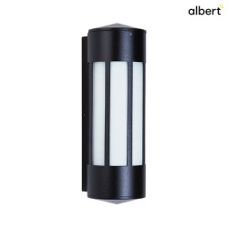 Outdoor Wall luminaire Type No. 0240, IP44, E27 QA55 max. 57W, cast alu / opal glass, black