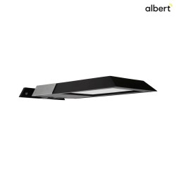 LED Vario III Wall spot 0308 - street light optics, IP65, 56.6W 3000K 3800lm, gradually tiltable +/- 45, black