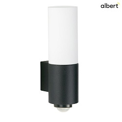 LED Outdoor Wandleuchte Typ Nr. 0378, 10W, 900lm, mit Bewegungsmelder und Sensor, schwarz