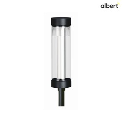 Outdoor LED Mast light Type No. 0847, IP54, 26.7W 3000K 3000lm, DALI dimmable, black matt