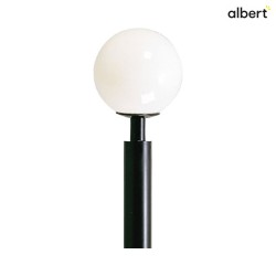 Palo di luce TYPE NO 0858 grande, rotondo E27 44, Nero opaco dimmerabile