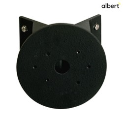 Staffa d'angolo TYPE NO 1005 rotondo Nero opaco