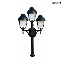Lampe  mt TYPE NO 2041 3 flammes, rond E27 44, noir mat gradable