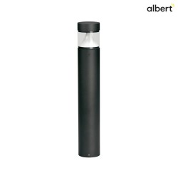 LED Bollard light Type No. 2275, round, IP54 IK08, 360 indirect symmetrical, 22W 3000K 2200lm, aluminum, clear + opal, black