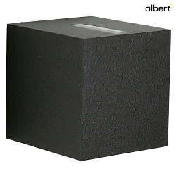 LED Wandstrahler Typ Nr. 2442, 2-seitig, Lichtaustritt: eng/breit, 2x 13W, 3000K, 1600lm, schwarz