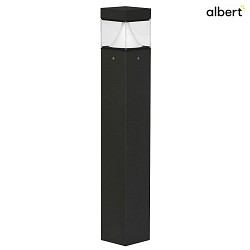 LED Pollerleuchte Typ Nr. 3075, 360, indirekt symmetrisch, 22W, 3000K, 2200lm, schwarz