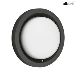LED Wand-/Deckenleuchte Typ Nr. 6421, 1x LED 12W, 1200lm, 3000K, schwarz