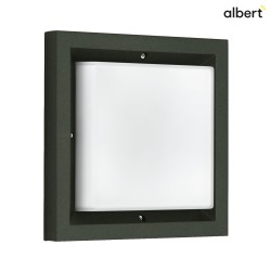 outdoor wall luminaire TYPE NO 6422 IP54, opal, black dimmable