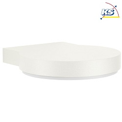 LED Outdoor Wall luminaire Type No. IP44, 0290, 16W 3000K 1600lm, cast alu / acrylic glass opal, white