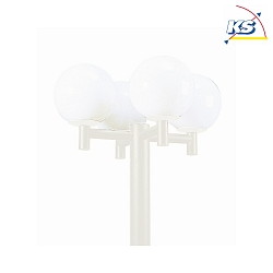 Outdoor Top  6cm for 4 Ball luminaires (35/45cm), Type No. 1017, white