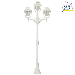 Lampe  mt TYPE NO 2041 3 flammes, rond E27 44, blanc mat gradable