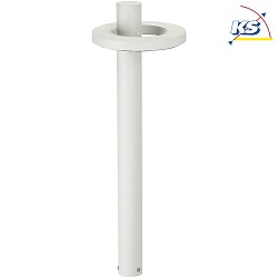 LED Bollard light Type No. 2093, Light distributor in ring shape, IP54, height 90cm, 16W 3000K 1600lm, rigid optics, white