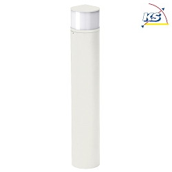 LED Bollard light Type No. 2240, IP44, height 58.5cm, 10W 3000K 900lm, cast alu / acrylic glass, dimmable, white matt