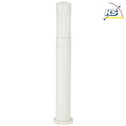 Pollerleuchte Typ Nr. 2249, E27, IP44, Hhe 90cm, E27 QA55 max. 57W, Alu-Guss / Opalglas, Wei