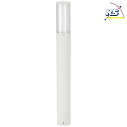 Bollard light Type No. 2269, IP44, height 90cm, E27 max. 20W (LED), stainless steel / acrylic glass, opal inside, white matt