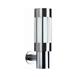 Luminaire mural d'extrieur TYPE NO 0239 cylindrique E27 44, acier inoxydable gradable