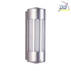 Outdoor Wall luminaire Type No. 0240, IP44, E27 QA55 max. 57W, cast alu / opal glass, black