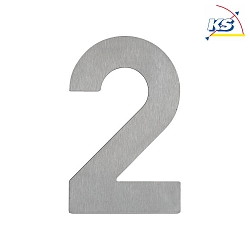 House number 2, stainless steel