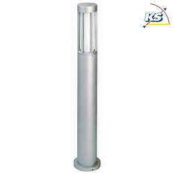 Pollerleuchte Typ Nr. 2043, IP44, Hhe 90cm, E27 max. 20W (LED), Alu-Guss / Opalglas, Edelstahl matt