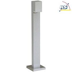 LED Bollard light Type No. 2065, IP44, 70cm, 230V AC/DC, 3.2W 3000K 330lm, cast alu / acrylic glass, stainless steel