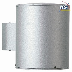 Auenwand-Strahler Typ Nr. 2133, IP23, Abstrahlung nach unten, E27 PAR30 max. 100W, Alu-Guss, Silber matt