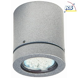 Auendecken-Strahler Typ Nr. 2140, IP23, GU10 PAR16 max. 50W, Silber matt