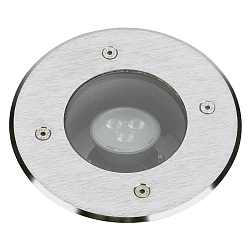 Apparecchio da incasso a terra TYPE NO 2189 girevole, passabile GU10 67, Acciaio inossidabile dimmerabile