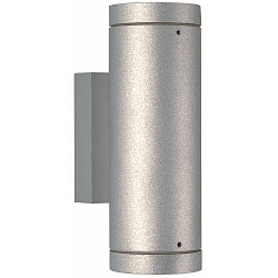 Projecteur d'extrieur TYPE NO 2198 haut bas, bilatral GU10 54, argent mat gradable