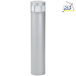 Borne d'clairage TYPE NO 2232 cylindrique, dimmable 54, argent mat gradable