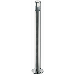 Bollard light Type No. 2244, IP44,height 70cm, G9 QT14 max. 40W, stainless steel / borosilicate glass satined
