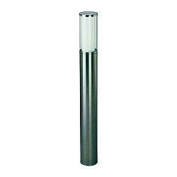 Bollard light Type No. 2272, IP44, height 90cm, E27 max. 20W (LED), stainless steel / acrylic glass + opal glass inside