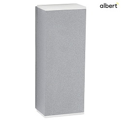 Lampada da parete TYPE NO 2491 su due lati GU10 IP44, Argento, trasparente dimmerabile