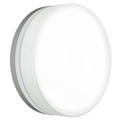 Lampada da parete e soffitto TYPE NO 6307 piccolo, rotondo 65, Opale, Argento opaco 