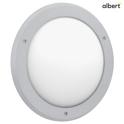 Applique da esterno TYPE NO 6419 IP44, Opale, Argento dimmerabile