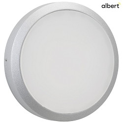 LED Wand-/Deckenleuchte Typ Nr. 6420, 1x LED 24W, 2400lm, 3000K, silber