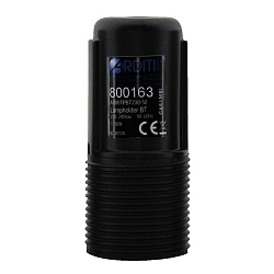 E27 socket CASAMBI KEYHOLE / THREADED SHELL Bluetooth controllable, analogue trailing edge dimming output, black