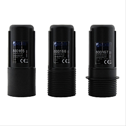 E27 socket CASAMBI THREADED HOLE / PLAIN SHELL Bluetooth controllable, analogue trailing edge dimming output, black